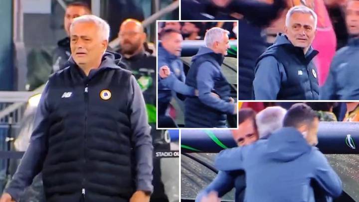 Roma Boss Jose Mourinho In Tears As They Reach Europa Conference League Final
