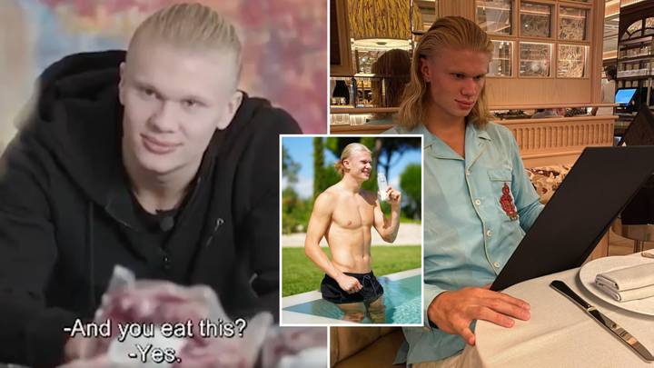 Erling Haaland follows an extreme diet full of food 'other people don't eat' and it's eye-opening