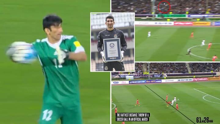 England's opponents Iran have goalkeeper who has the longest throw in football