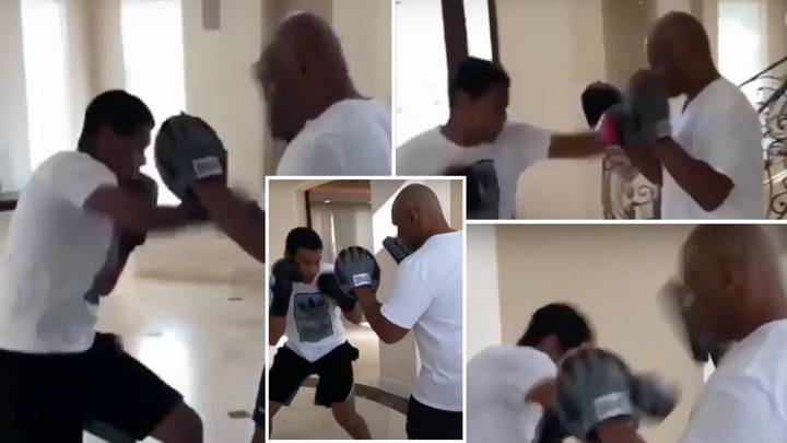 Mike Tyson's Son Shows Shades Of Boxing Legend With Ferocious Skills During Intense Training On Pads