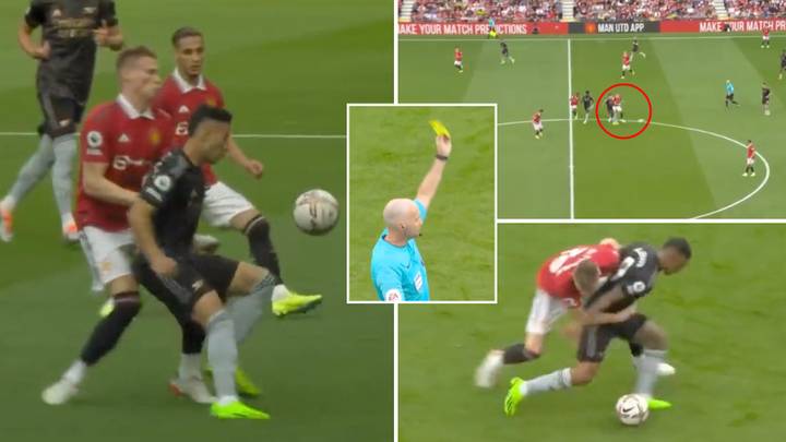 Every foul from 'cheat' and 'caveman' Scott McTominay has been put into a compilation from Man United 3-1 Arsenal