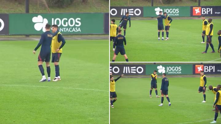 Full video of Joao Cancelo’s Cristiano Ronaldo ‘snub’ has emerged