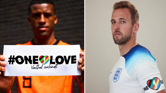 England and other nations could be banned from wearing the OneLove armband at the World Cup