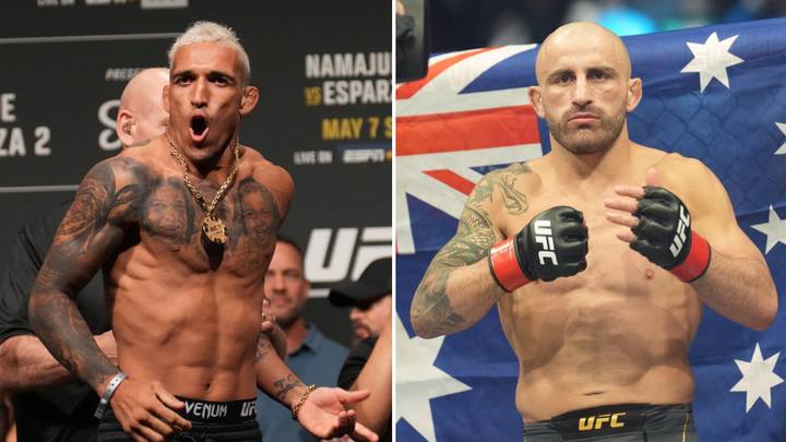 Charles Oliveira wants to fight Alexander Volkanovski for 155lbs title in Brazil then 145lbs title in Australia