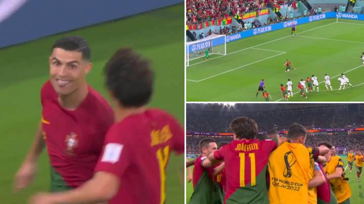 Cristiano Ronaldo becomes first men's player to score in five World Cups, performs SIUU celebration