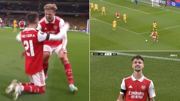 Arsenal fans hail Fabio Vieira as a 'superb signing' after impressive performance against Bodo/Glimt