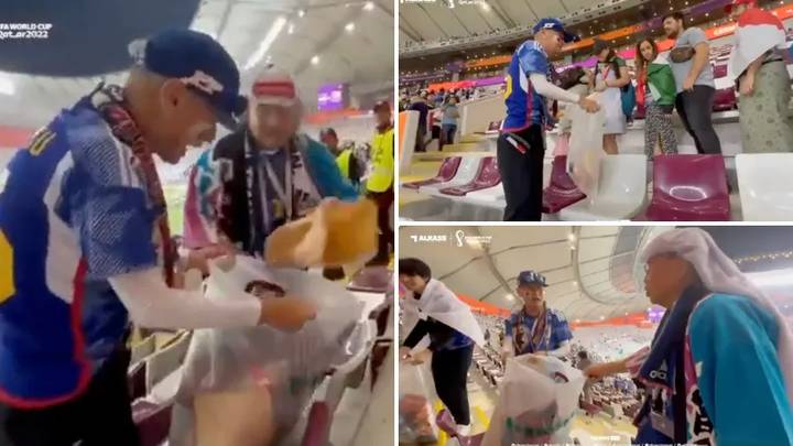 Japan fans clean up stadium after World Cup shock vs Germany
