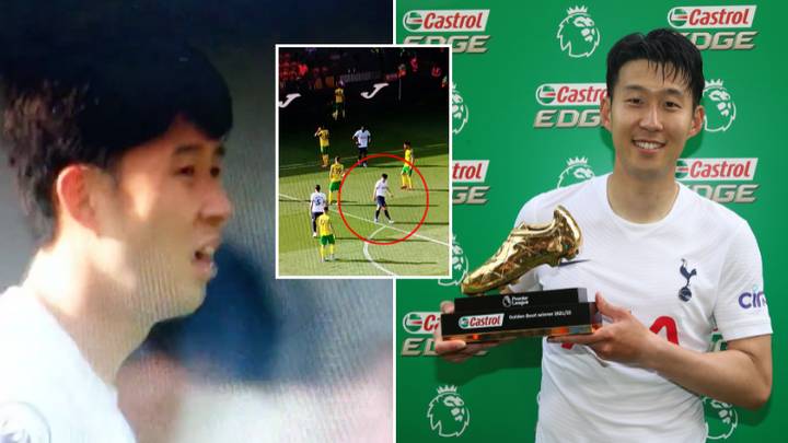 Son Heung-Min Spotted Asking For Mohamed Salah Updates During Norwich Game Amid Golden Boot Race