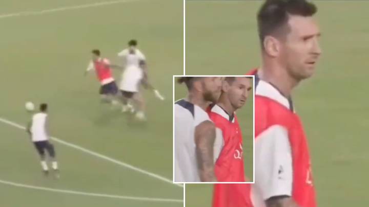 Lionel Messi And Sergio Ramos Appear To Have Their First PSG Argument After 'Unneeded' Tackle
