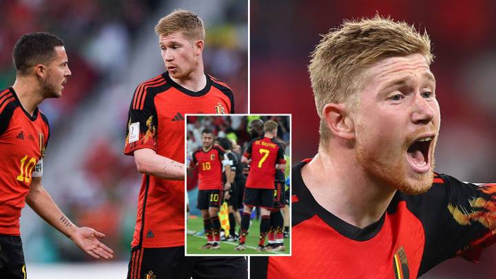 A dressing room bust-up between Belgium players took place after Morocco defeat, say reports