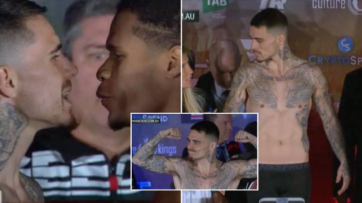 George Kambosos Jr Hilariously Claims He Missed Weight ‘On Purpose’ As Tempers Flare At The Weigh-Ins