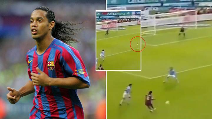 Fans think Ronaldinho is responsible for 'the best pass ever seen on a football pitch'