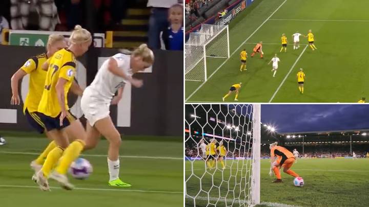 Alessia Russo Nutmegs Sweden Goalkeeper With Stunning Back-Heel Finish