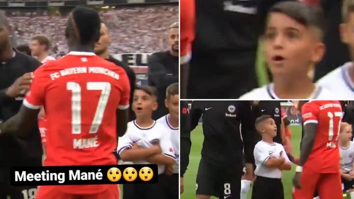 Sadio Mane left Eintracht Frankfurt mascot in shock ahead of Bayern Munich debut