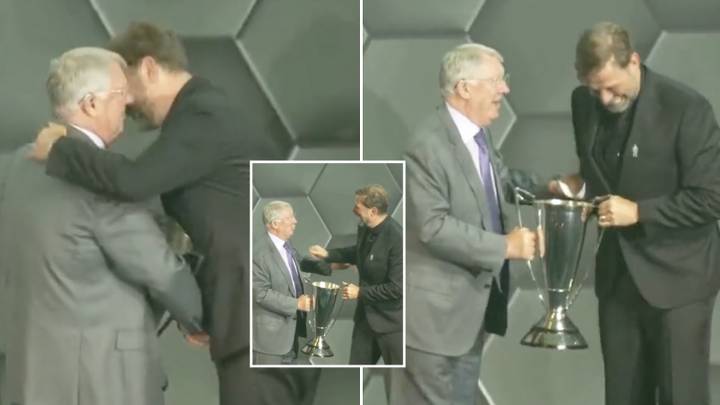 Sir Alex Ferguson Presents LMA Manager Of The Year Trophy To Jurgen Klopp, Says It's 'Absolute Agony'