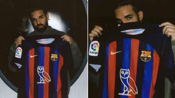 Barcelona will wear Drake's logo on their shirts for El Clasico clash with Real Madrid, fans are worried about his 'curse'