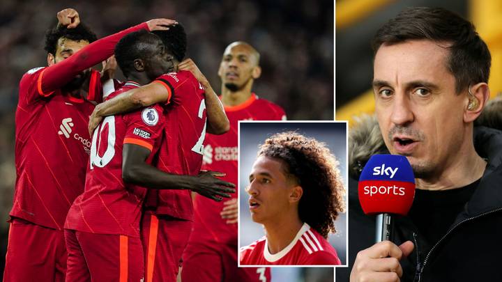 Gary Neville Admits His Commentary Was 'Unprofessional' At Times During Manchester United's Defeat To Liverpool