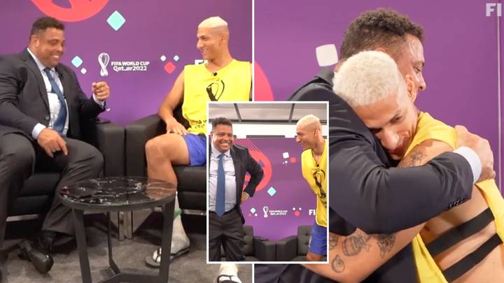 Richarlison taught Ronaldo how to do his pigeon dance celebration
