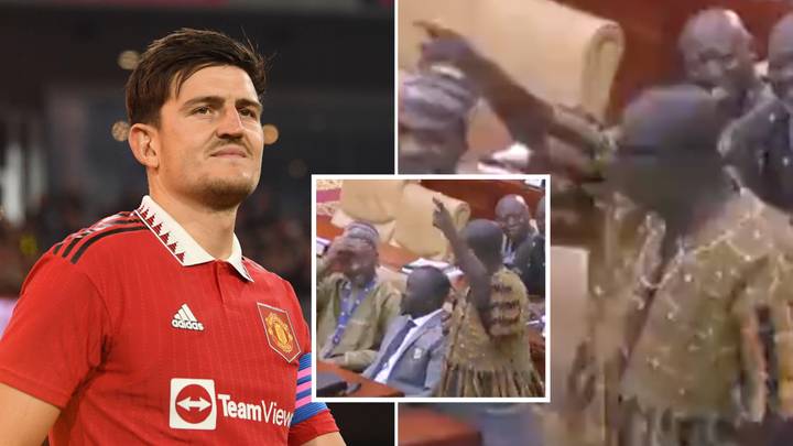 Harry Maguire is currently being discussed in Ghanaian parliament, it's 2022's most random crossover