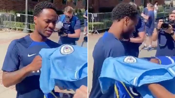 Raheem Sterling Refuses To Sign Manchester City Shirt While On Tour With Chelsea