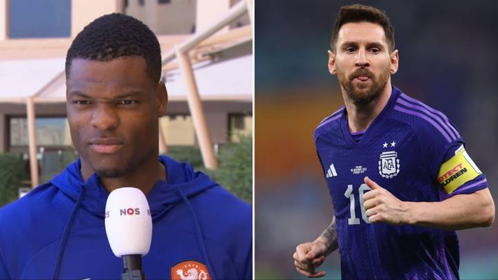 Netherlands star Denzel Dumfries keeps it real with answer to Lionel Messi question