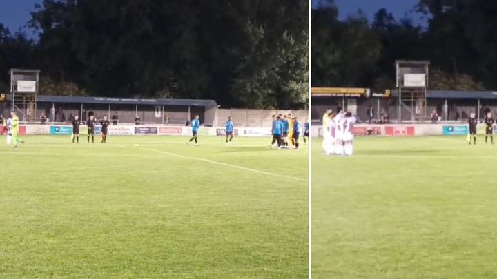Non league team's stadium announcer had to sing 'God Save The King'