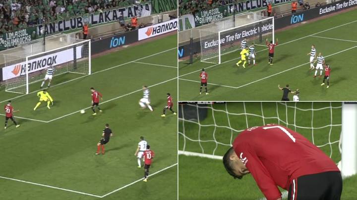 Cristiano Ronaldo branded 'useless' and 'finished' by Man United fans after shocking miss against Omonia