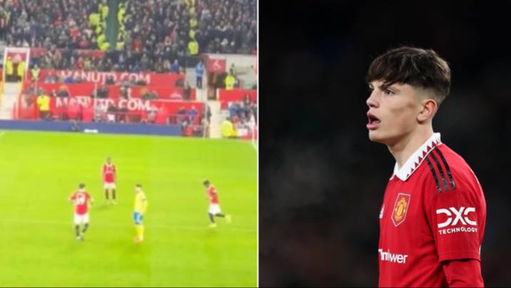 Man United fans have replaced Cristiano Ronaldo with Alejandro Garnacho for famous chant