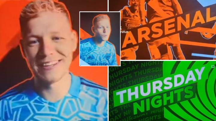 Aaron Ramsdale brutally mocked for saying "we're back" in Europa League advert