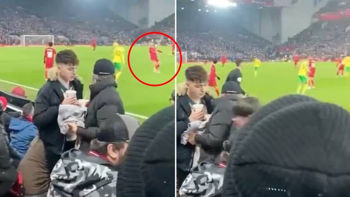 Jordan Henderson Made Such A Strange Noise Shouting At Takumi Minamino, It Had Everyone In Anfield Laughing