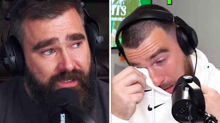 The Kelce brothers break down in tears as they reflect on Super Bowl LVII