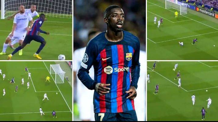 Ousmane Dembele lights up Spotify Camp Nou with dazzling display for Barcelona in the Champions League