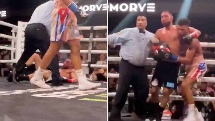 Professional boxer placed in coma after vicious knockout
