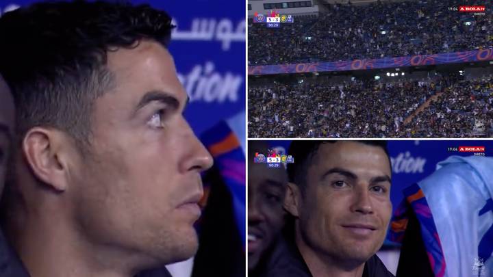 Cristiano Ronaldo looked genuinely emotional after hearing how much Saudi crowds love him