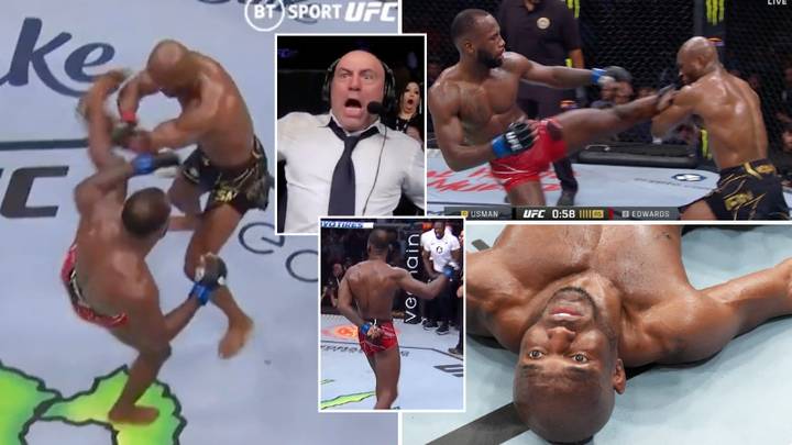 Leon Edwards shocks Kamaru Usman with stunning head kick KO victory at UFC 278