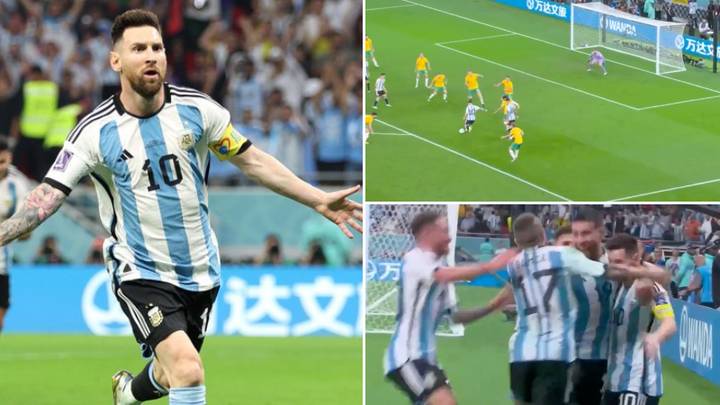 Lionel Messi scores first World Cup knockout goal, the whole move was outrageous