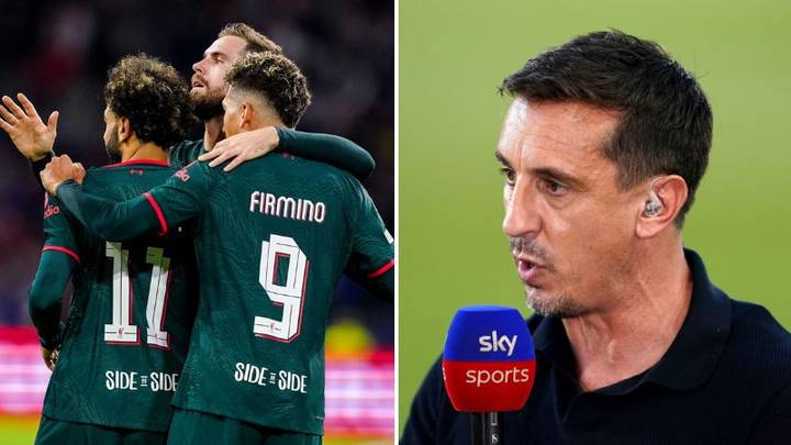 "A different level" - Gary Neville names the "unbelievable" player Liverpool can't afford to lose right now