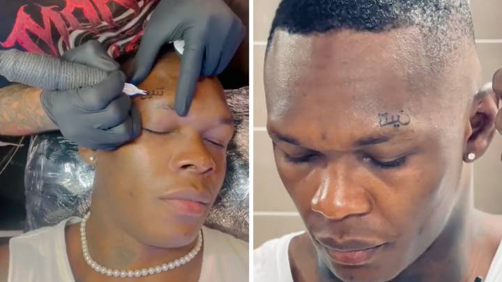 The meaning behind Israel Adesanya's new face tattoo