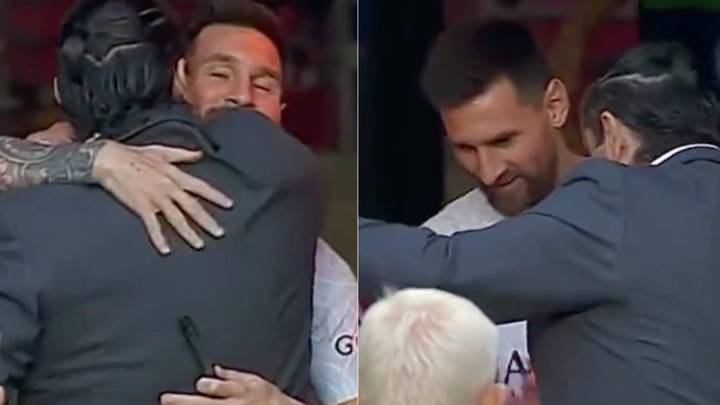 Lionel Messi becomes only the second player ever to be asked for autograph by Portuguese legend Paulo Futre