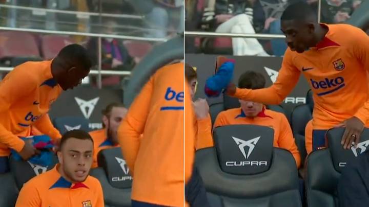 Ousmane Dembele Got The Entire Barcelona Bench To Move