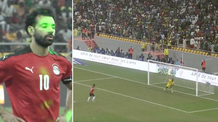 Mohamed Salah Misses Penalty After Having Lasers Shone In Eyes, Egypt Are NOT Going To The World Cup