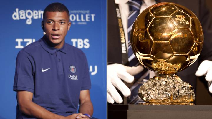 Kylian Mbappe names himself in his top three for the Ballon d’Or award