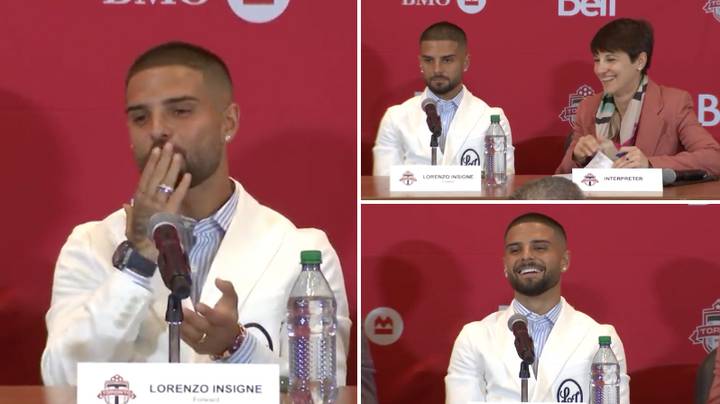 The Wholesome Moment Lorenzo Insigne's Toronto Press Conference Was Interrupted By Son Saying, 'Daddy, I Love You'