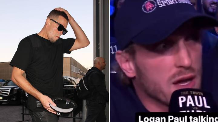 Nate Diaz absolutely tears into Logan Paul for 'yelling obnoxious sh*t' during Jake Paul vs. Tommy Fury fight