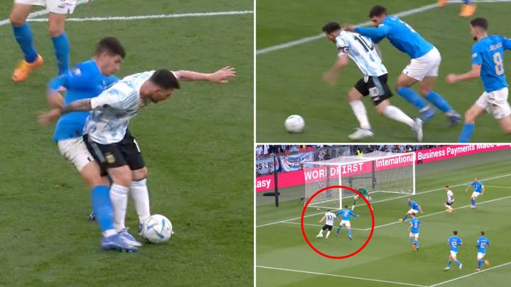 Lionel Messi Snatched Giovanni Di Lorenzo's Soul With Outrageous Turn And Assist vs Italy