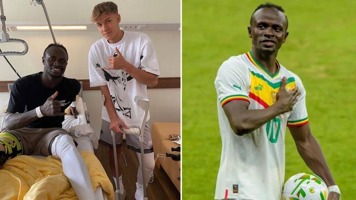 Sadio Mane spent an hour chatting to 20-year-old Wolfsberger player in hospital after knee surgery
