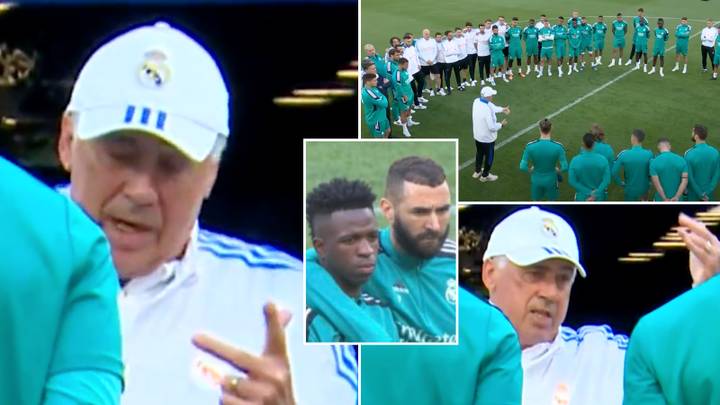 Every Real Madrid Player Was Engrossed By Carlo Ancelotti's Speech Before Champions League Final