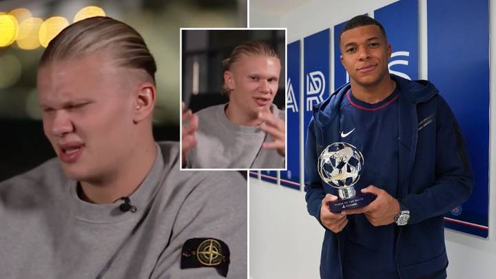 Erling Haaland asked about Kylian Mbappe rivalry and whether it will be the same as Ronaldo vs Messi