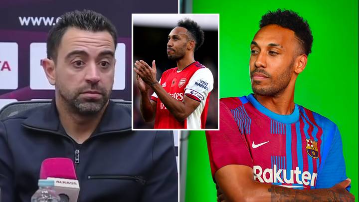 Xavi's Previous Comments About Pierre-Emerick Aubameyang Are Incredibly Awkward To Read Nowadays