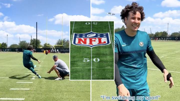 Mexico World Cup legend Guillermo Ochoa received NFL offer after incredible field goal challenge video